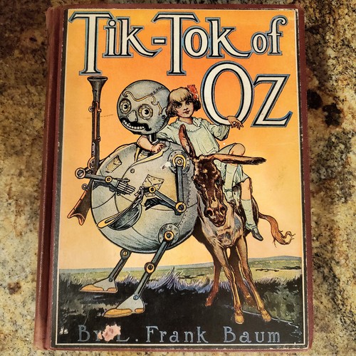 Complete 14 Antique OZ Books Color Plates L. Frank Baum 1st Editions - Foto 13 di 24