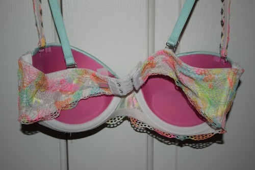 Victoria's Secret PINK Gr. 32B Pink Flirt Multi-Way Push-Up BH Seafoam Green - Bild 8 von 10