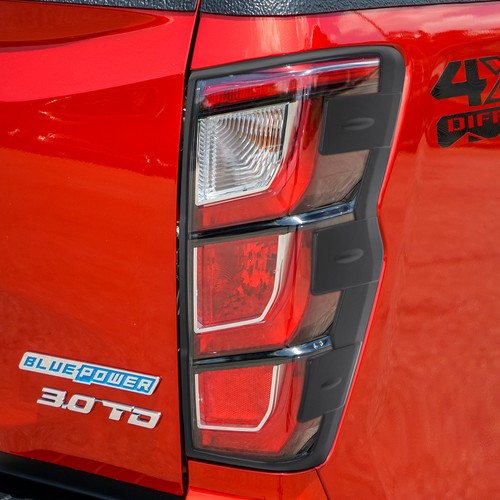 Rear Tail Light Cover Surround Trim Matt Black For 2024-2025 RG Isuzu D-max Dmax - Picture 6 of 11