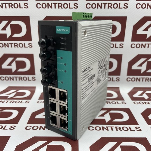 EDS-408A-MM-ST | Moxa | Managed Ethernet Switch, ST Connectors, Used - 第 1/2 張圖片