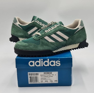 *NEU* Vintage 1991 Adidas Marathon TR 2 Grün UK 10 / EUR 44 2/3