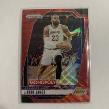 2024-25 Panini Prizm Monopoly LeBron James Red Wave Prizm #43 LA Lakers