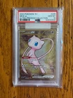 Pokemon Mew ex Full Art 151 UPC Gold Metal Promo Card 205/165 - PSA 10