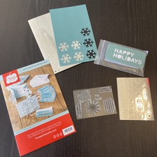 Stampin Up Paper Pumpkin Kit-Simply Snowflake-TAGS ONLY NOT Complete Kit.