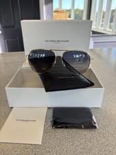 Victoria Beckham Gradient Aviator Sunglasses with Case
