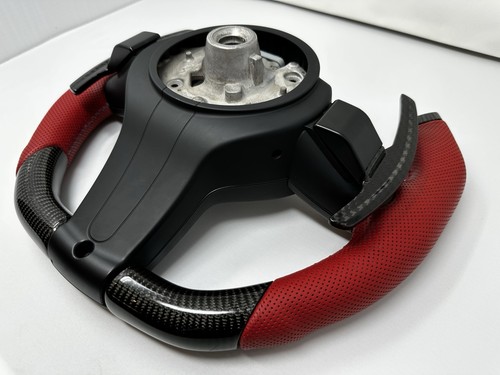Steering wheel BMW F3X F8X M SPORT Carbon fiber/Perforated leather/Jet style - Picture 13 of 16