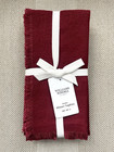 Williams Sonoma FRINGE Napkins Set of 4