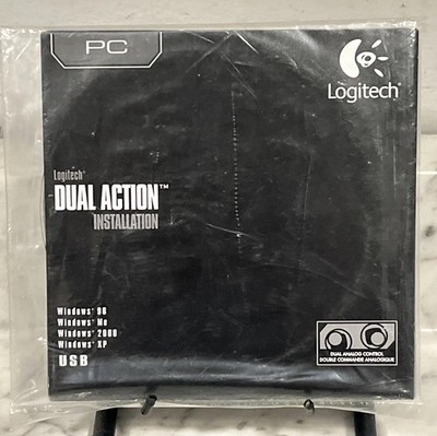 Logitech Dual Action Installation PC - Windows PCs - (2004) - Brand New Sealed