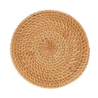 Seagrass Placemats Natural Fiber Small Round Insulated Dining Table