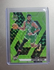 Jason Tatum 2025 Mosaic Florescent Green SSP #06/10 🍀 Celtics Color Match!