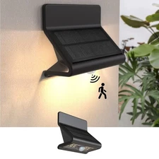 Motion Sensor Outdoor Lights with Optical Lens - 3 Modes, IP44 Waterproof Sol...