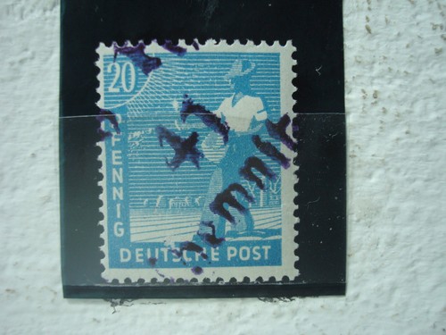 sbz bezirkshandstempel 41 Chemnitz 1 T.a auf 20 Pfg. ** BPP gepr.