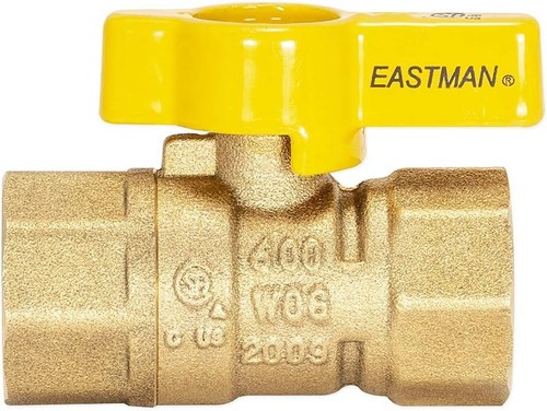 Válvula de cierre de gas de 1/2 pulgada de alto rendimiento - construcción de latón 175 PSI - Imagen 7 de 8