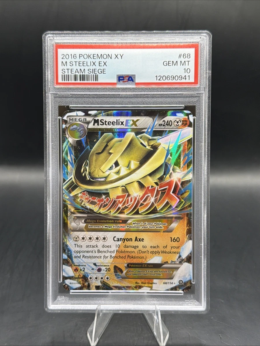 Pokémon TCG XY-Steam Siege Grade 10 Individual Collectible Card
