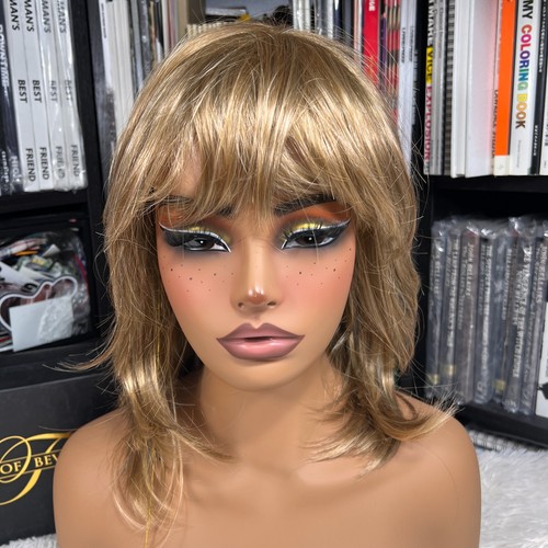 PELUCA TONY OF BEVERLY ELLURA ATENENA MALIBU MONOFILAMENTO RUBIO - Imagen 2 de 6