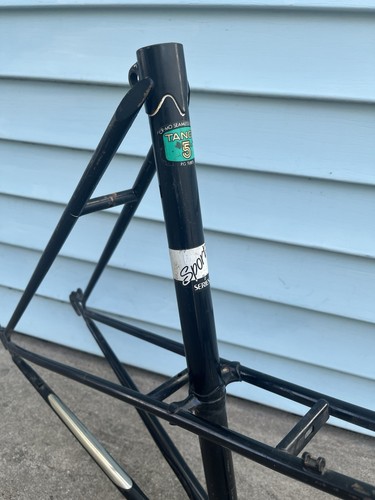 Vintage 80s Twin Tube Sekai Tange Bike Frame 10 Speed Road Bicycle - Picture 9 of 24