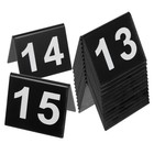 15 Pcs Number Plate Marking Table Cards Tags Numbers for Party Tables