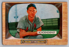 1955 BOWMAN #29 RED SCHOENDIENST CARDINALS