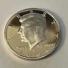 2006 S Silver Proof Kennedy Half Dollar 90% Silver Cameo