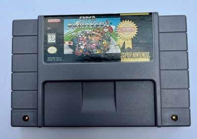 Super Mario Kart SNES Super Nintendo Authentic OEM Game Cartridge Tested Works
