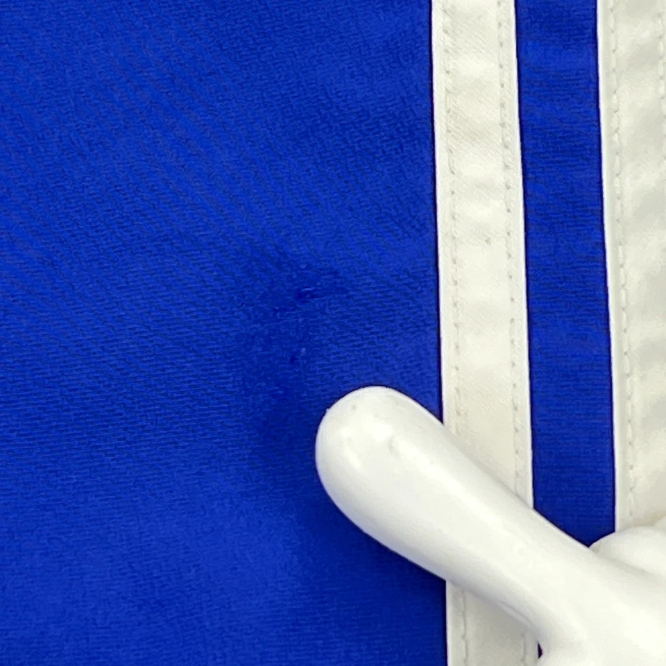 Pantalones deportivos Chelsea Football Club Adidas para hombre XL azul cremallera al tobillo tres rayas Foto 3 de 4