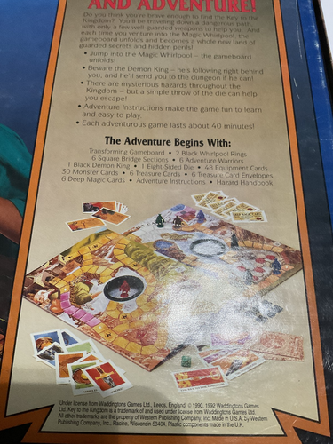 Vintage Key to the Kingdom Brettspiel 1990 Waddingtons Fantasy Abenteuer - Bild 3 von 8