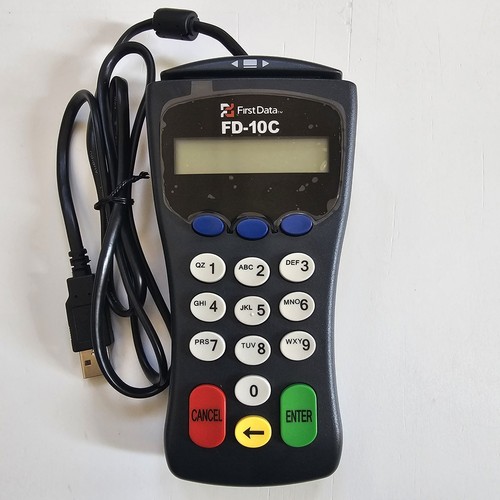 First Data FD-10C PINPAD Model 8002 - Credit Card Terminal, Reader  - Picture 1 of 6
