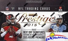 2015 Panini Prestige Football HUGE Factory Sealed HOBBY Box-3 AUTOS-192 Cards! 
