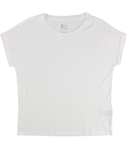 Reebok Womens Solid Supremium Basic T-Shirt, white, S