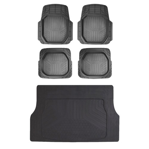 Semi-Custom fit Floor Mats & Cargo Liner Waterproof for Kia Rio Rubber Black 6x - Bild 1 von 12