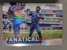 2025 Topps Chrome CARLOS CORREA Fanatical Insert #FAN-10 SSP! *Twins
