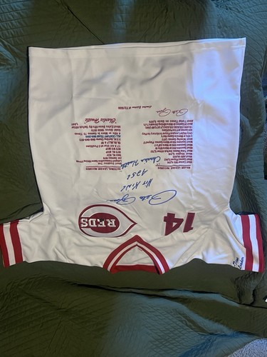 Pete rose “Hit king” Autographed Jersey And bat - Picture 6 of 11