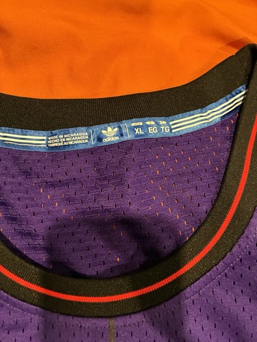 Tracy Mcgrady XL Toronto Raptors Adidas Hardwood Classics Jersey - Picture 2 of 4