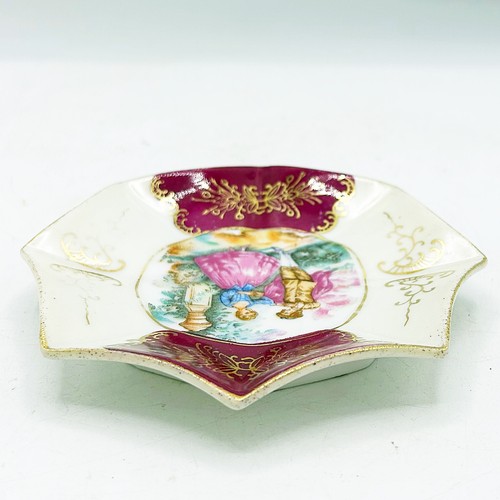Occupied Japan Pageant Dancers 4.5" Mini Decorative Plate - Picture 6 of 8