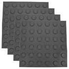  4 Sheets Floor Stickers for Road Patio Blind Bricks Paving Boards