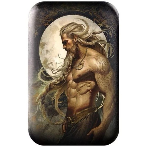 2024 Germania MInt 2 Oz Antiqued Silver Cast Bar - Gods Baldur - 999 Mintage.