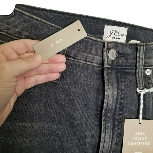 J. Crew Neu mit Etikett Curvy volle Länge Demi Boot Jeans grau Waschung hoher Bund Größe 30 - Bild 12 von 13
