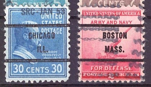 USA lot collection precancel inkl. datecancel handstamped? - Picture 4 of 4