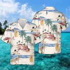 Soft Coated Wheaten Terrier Summer Beach Hawaiian Shirt dog beach Short Sleeve H