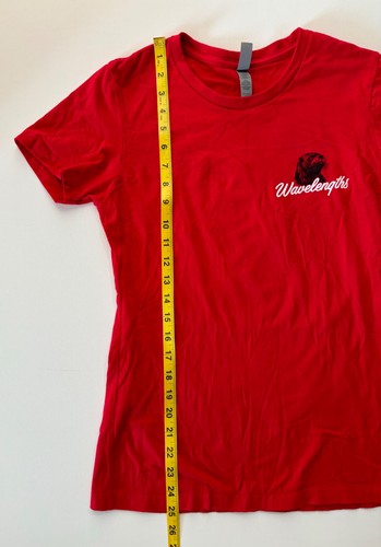 Wavelengths Surf Shop Morro Bay California Womens T Shirt Red Size L - Picture 4 of 6