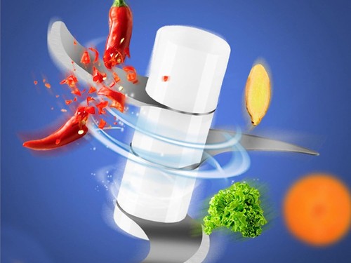 BEPER  Mini Chopper 250ml - USB Rechargeable - 3 Blade Food Processor  - Bild 2 von 9