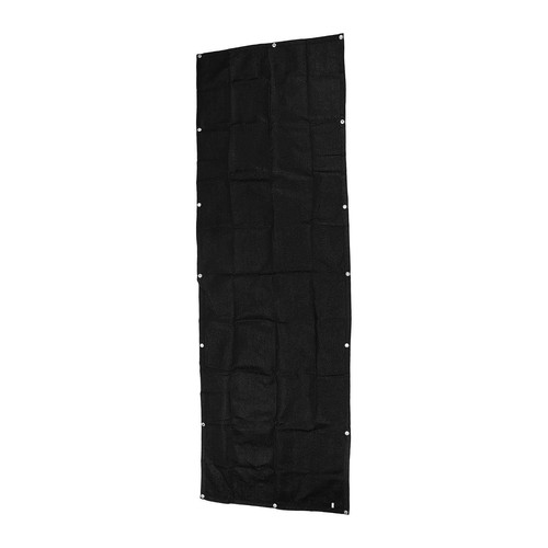 Black Balcony Screen Cover 3x0.9m Mesh Shade Netting for Patio Garden - Picture 10 of 12