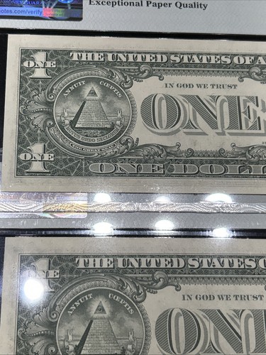 1977 $1 FRN Minneapolis STAR Fr. 1909-I* 2 Consecutive Notes These Are The 2 !! - Picture 8 of 13