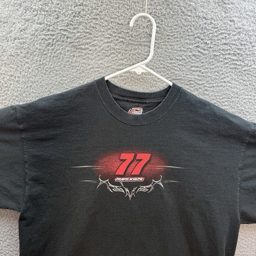 Chase Authentics Shirt Erwachsene Medium schwarz Nascar Racing Travis Kvapil Y2K Herren - Bild 7 von 8