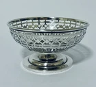 Antique Solid Sterling Silver Pedestal Bonbon Dish / Bowl 1910