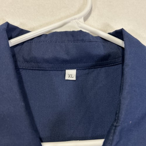 Milwaukee Brewers Miller Lite Blue Button Up Short Sleeve Shirt Size XL - Picture 5 of 7