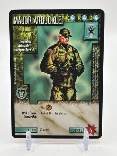 Wildstorms CCG Major Arbuckle Weapon Zero Top Cow Promo Image Universe Comics