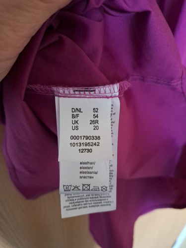 Damen Bluse 52 Pink Kapuze - Bild 4 von 5