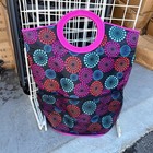 Colorful Bloom Laundry Tote Bag Collapsible Reusable Bag Hamper