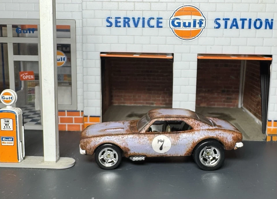 Газогенератор Camaro Purple Rat Rod с ручной росписью Hot Wheels 67 с настоящими ездоками на заказ - Изображение 3 из 4